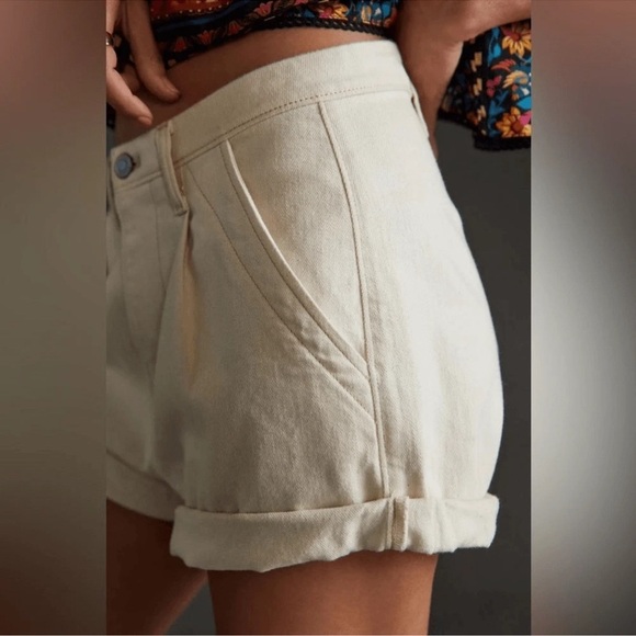 Anthropologie Pilcro Chino Shorts Size 29 Petite - Picture 4 of 15